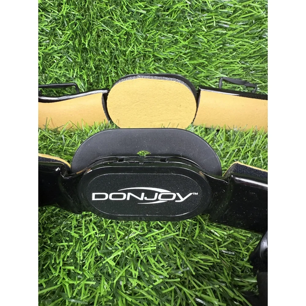 DONJOY Spinal Brace Black Tan Orthotic Adjustable Support Post-Op Pain Relief